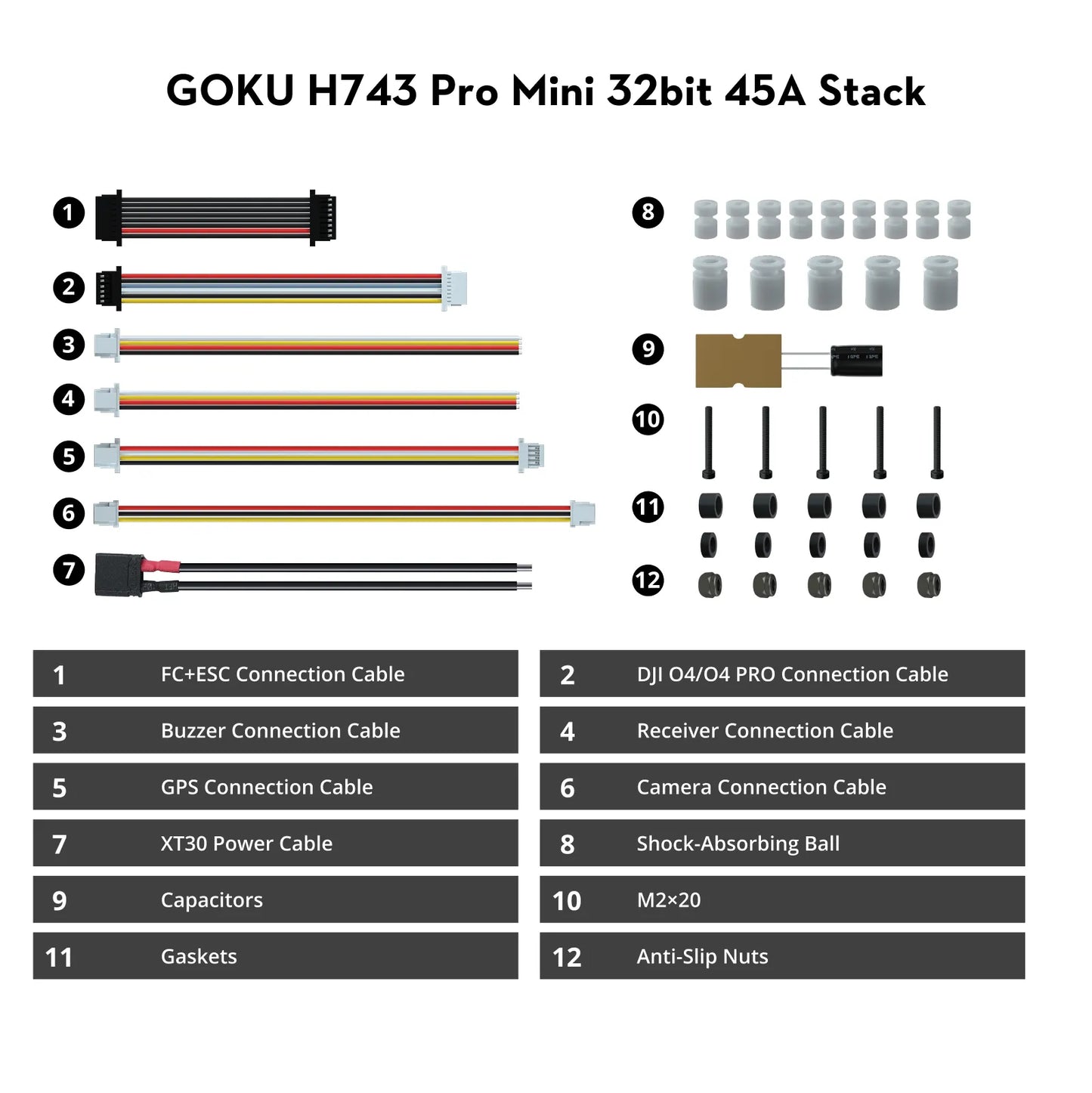 Stack Flywoo Goku H743 Pro Mini v2