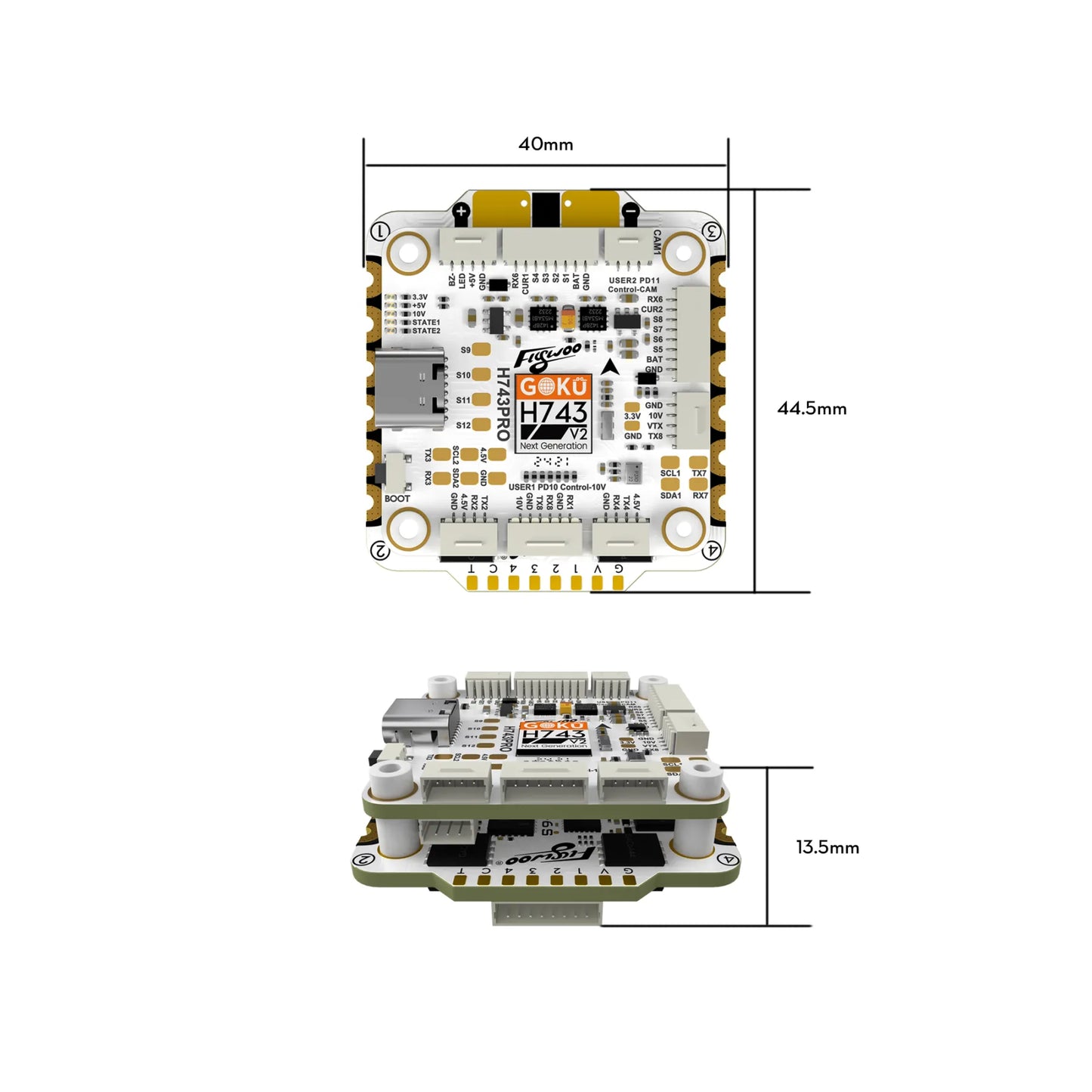 Stack Flywoo GOKU F743 Pro V2